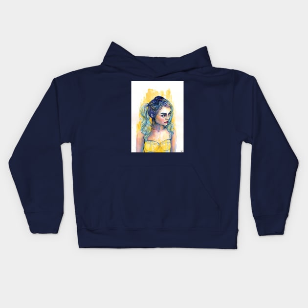 Runaway, runaway Kids Hoodie by roselinestephania